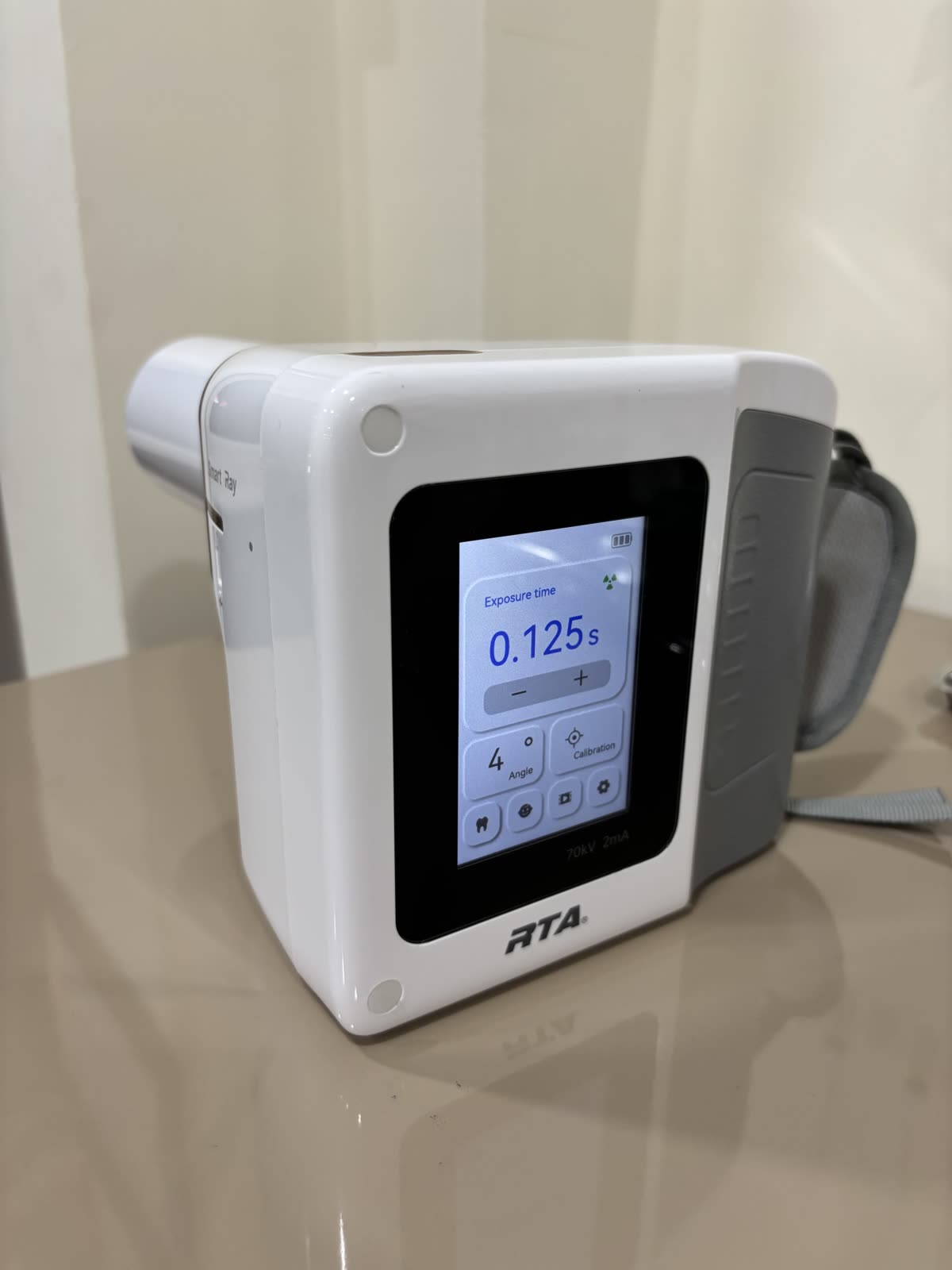 Portable dental X-ray unit at Enamel Dental Clinic.