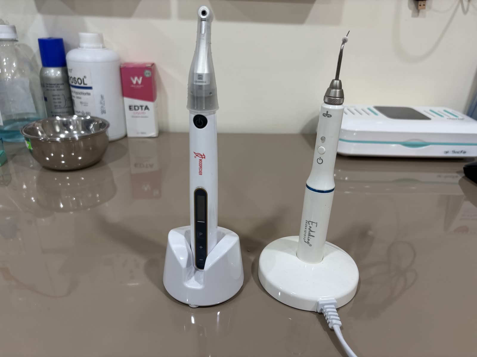 Root canal handpiece at Enamel Dental Clinic.