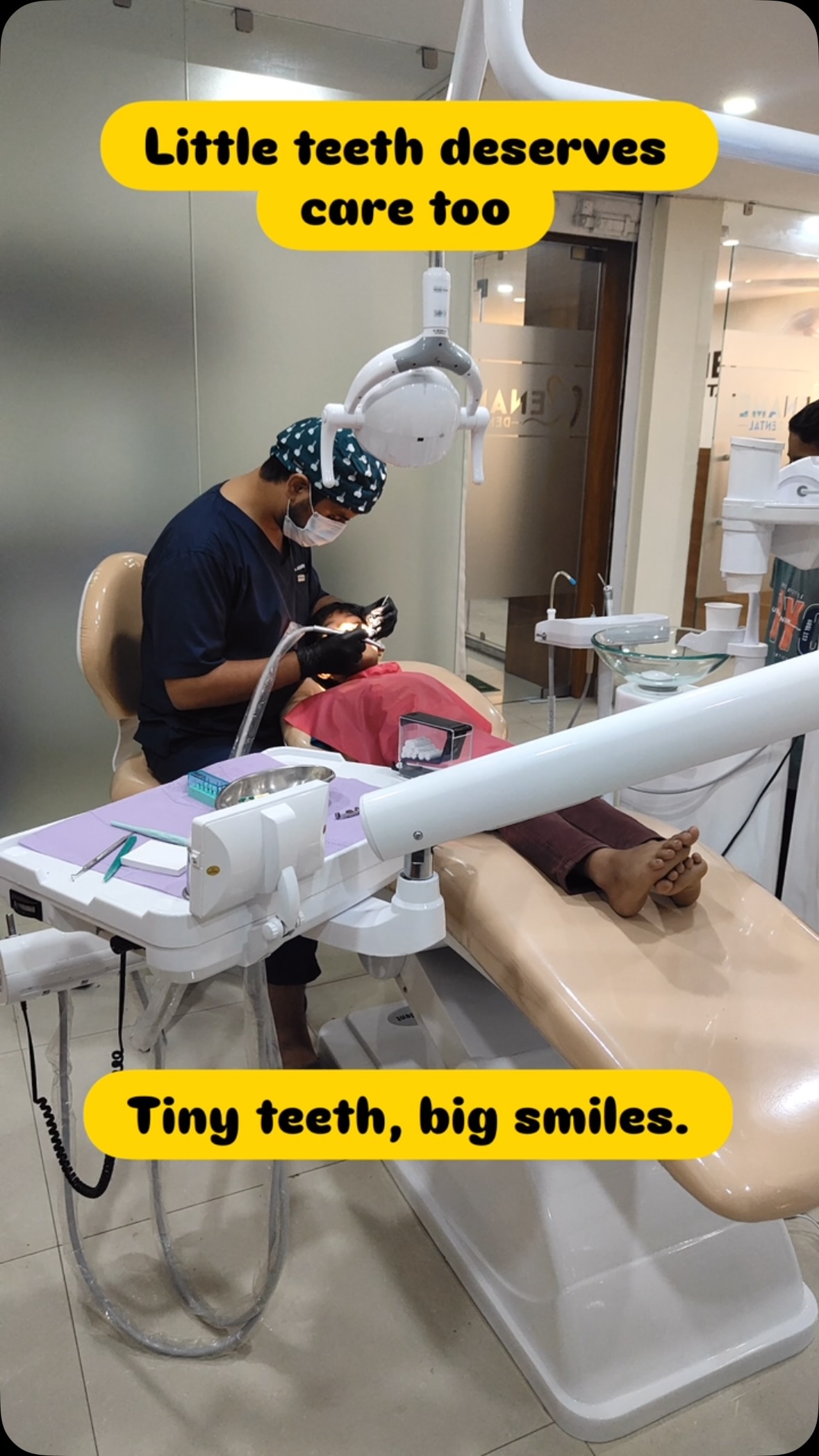 Child visit at the clinic